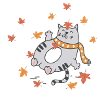 Chat d'automne