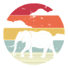 Éléphant rétro