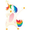 Funny Unicorn Dabbing | Dab Dance