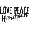 LOVE PEACE Handpan - black