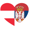 Autriche - Serbie - coeur