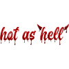 Liquid Text Hot as Hell