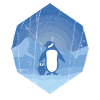 Pinguin Mutter mit Pinguin Baby