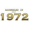 Assembled July 1972