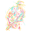 Abstract Saxophonist
