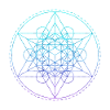 Sacred Geometry Teal Metatron