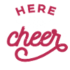 Ici pour encourager cheerleader