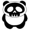 Panda skull