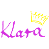 Klara mit Krone als Geschenkidee