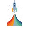Rocket (colourful) 01