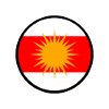 Ezidxan - Ezidi flagga, Irak, Syrien, Iran Yeziden