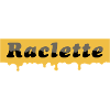 Raclette lettering - smelted cheese