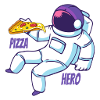 Astronaut Pizza Hero