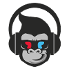 Singe fête cool singe