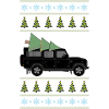 Defender 110 Black Christmas Light
