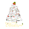 Cats Christmas tree