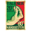 Italiener Handgesten Handschellen Geschenk