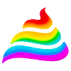 Einhorn, Kacke, Regenbogen, Scheiße, Festival,