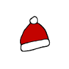 Santa hat gift