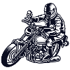 Motorradfahrer