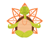 Yoga turtle