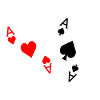 Card game with two aces