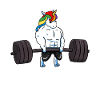 Unicorn deadlifts