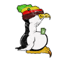 Tux Linux Penguin Coffee Break Ordinateur Nerd Rétro