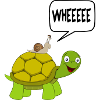 WHEEEE snail
