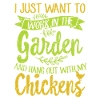 Gardening and chickens