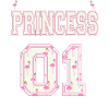 Personnalisable Princess 01 Flamingo