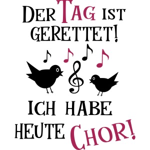 Chor Frau Geschenk Singen Musik Noten Spruch