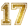 17 - 2017 - Gold Glitter