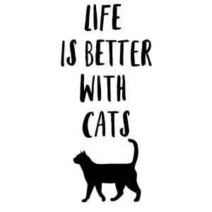 life is better with cats