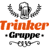 trinker gruppe bier