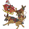 German Shepherd Christmas