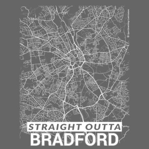 Straight Outta Bradford city map and streets