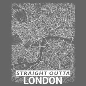 Straight Outta London city centre city map
