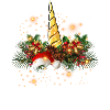 Weihnachts-Einhorn
