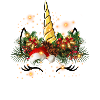 Weihnachts-Einhorn