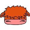 highland cow face head