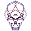 Sacred Geometry Skull