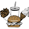 menu crème fast-food