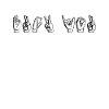 Sign Language Hand Sign Alphabet Fuck You