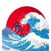 japan wave kanji