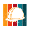 Construction worker helmet