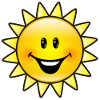Die Sonne lacht!