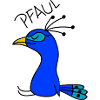 Pfau ist faul