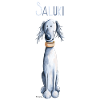 Cute Saluki Dog - Dogs - Comic
