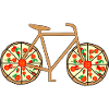 Pizza Fahrrad